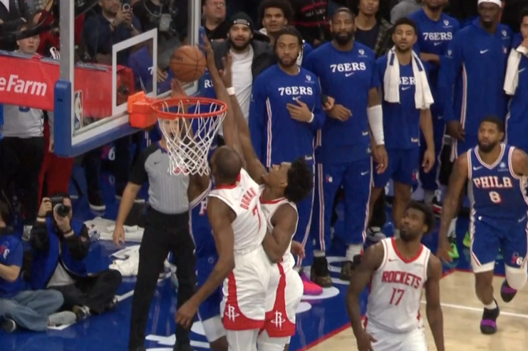 华体会入口-爆大冷！火箭裁判帮忙仍输球：杜兰特36分8失误，恩比德打爆申京